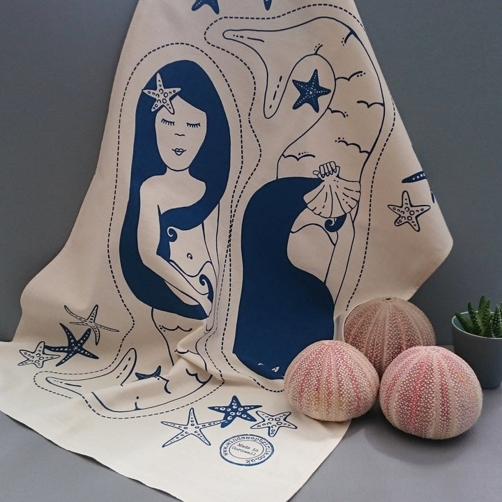 Make your own Mermaid Tea Towel