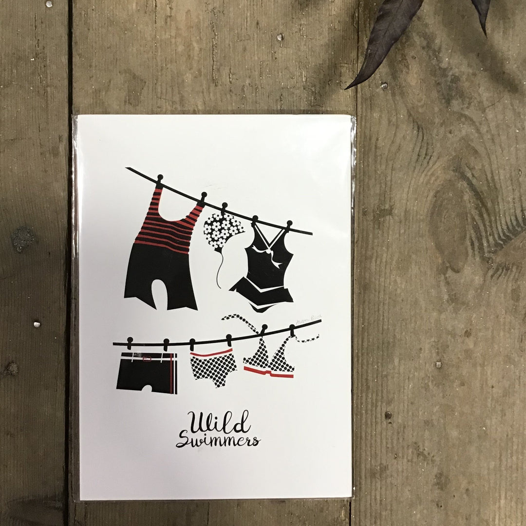 wild swimmers print alison bick