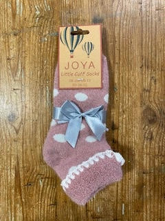 Children's Cuff Socks with Dots