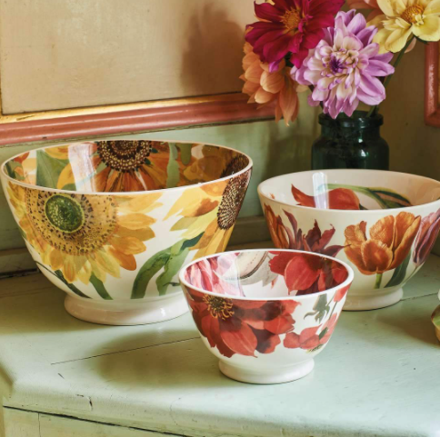 Tulips Medium Old Bowl