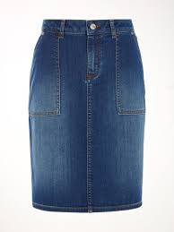 Carpenter Denim Skirt