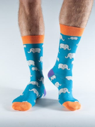 Bamboo Elephant Sock