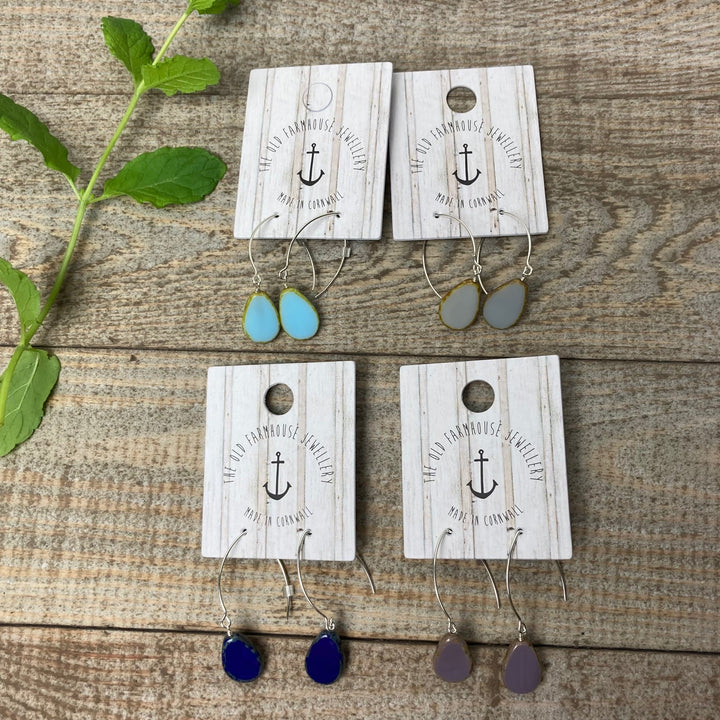Picasso Stone Hoops
