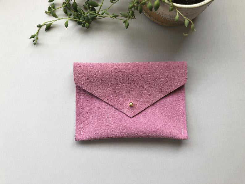 Handmade Suede Purse