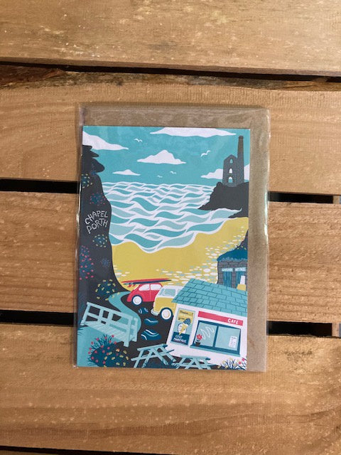 Chapel Porth Greetings Card