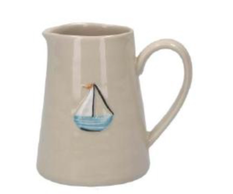 Ceramic Mini Jug with Sailboat
