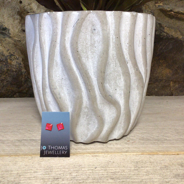 Square Resin and Stainless Steel Studs