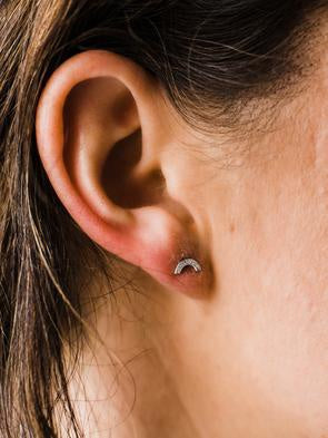 Silver Mini Studs by Lucy Kemp Jewellery