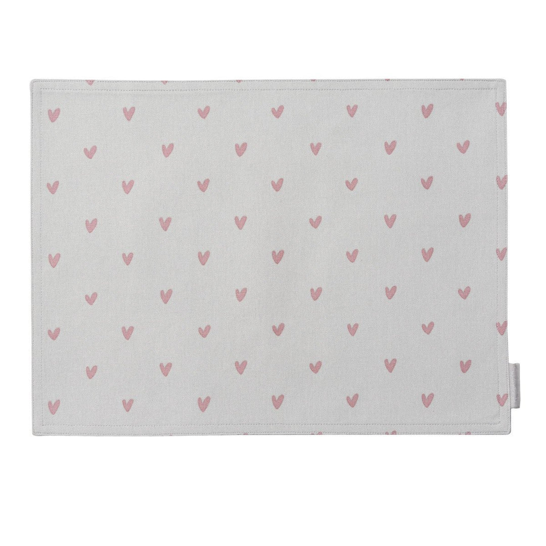 Hearts Fabric Placemat
