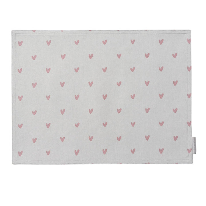 Hearts Fabric Placemat
