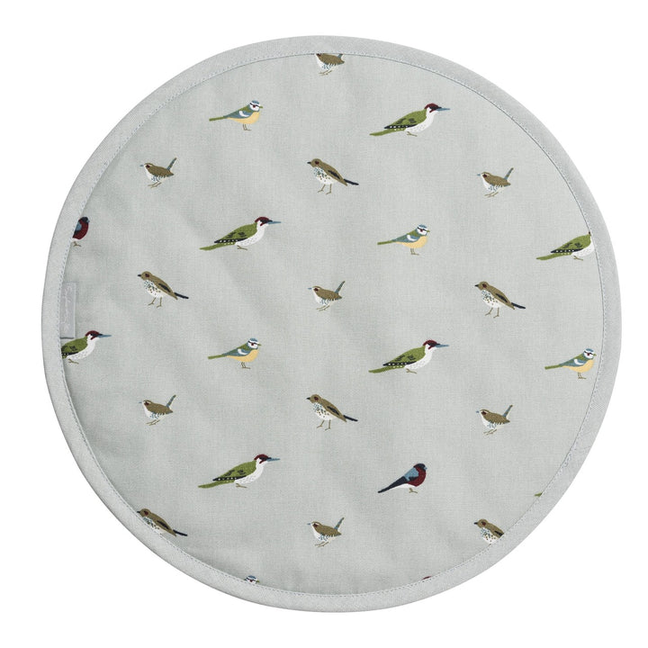Circular Hob Cover - Garden Birds