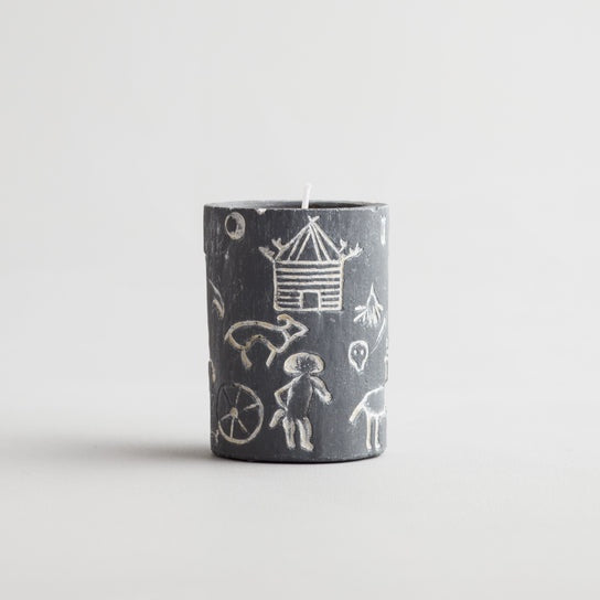 Rock Art Candles
