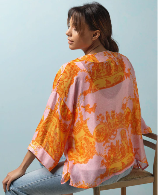 Ancient Columns Kimono