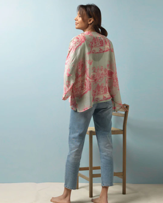 Ancient Columns Kimono