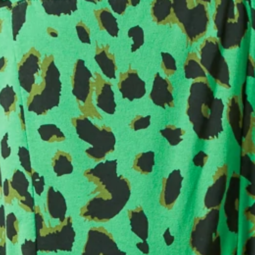 Leopard Print Jersey Dungarees