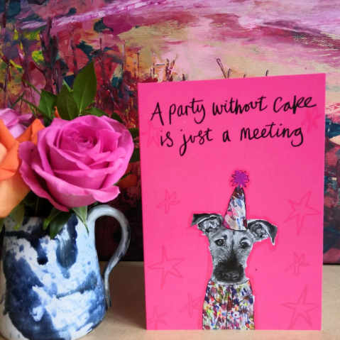 Shirley Dog Greetings Card