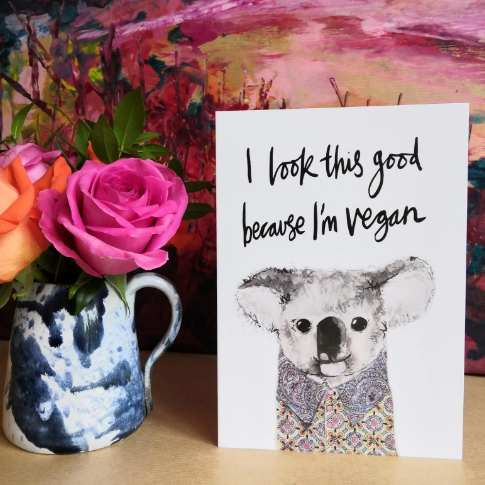 Nathan Koala Greetings Card