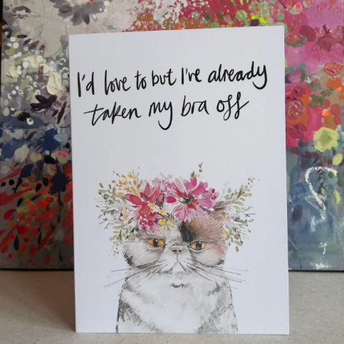 Grumpy Cat Greetings Card