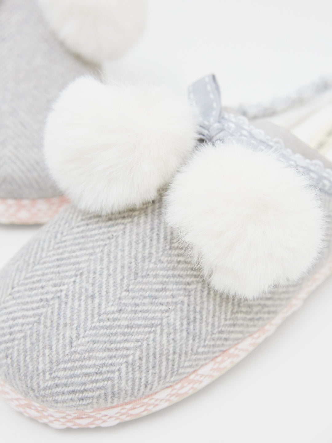 Tweed Mule Slipper