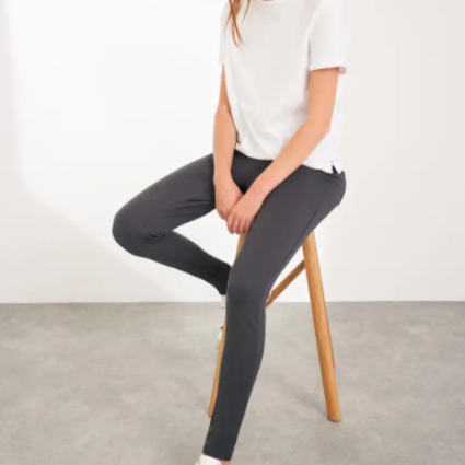 Jodie Ponte Jeggings - Dark Grey