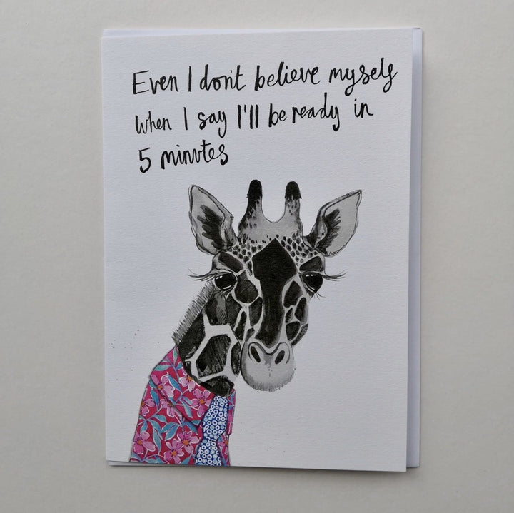 Gerald the Giraffe Greetings Card