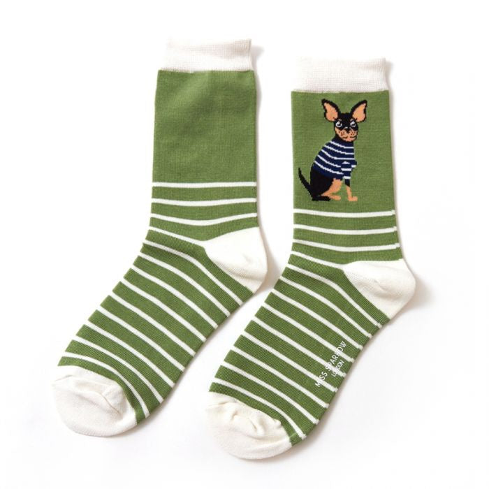 Chihuahua Stripes Socks