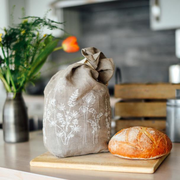 Bread bag with Garden Design