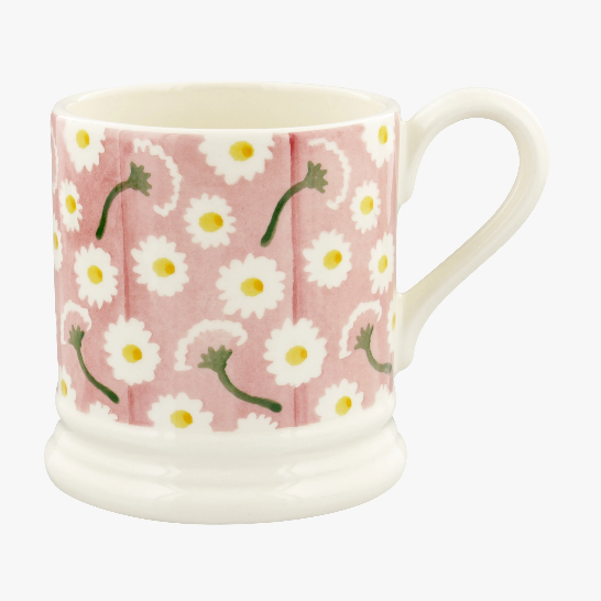 Pink Daisy 1/2 Pint Mug