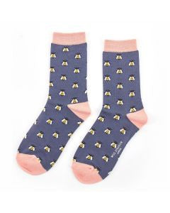 Honey Bees Socks - Size 4-7