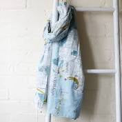 Illustrated Sydney Map Scarf