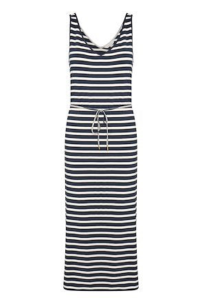 Rhonda Dress - Nautical Stripes - Blue/Cream