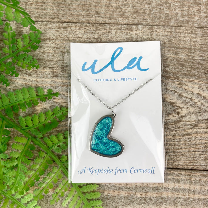 Cornish Keepsake Offset Heart Pendant