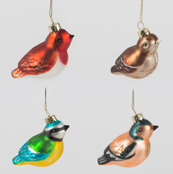 British Bird Christmas Bauble
