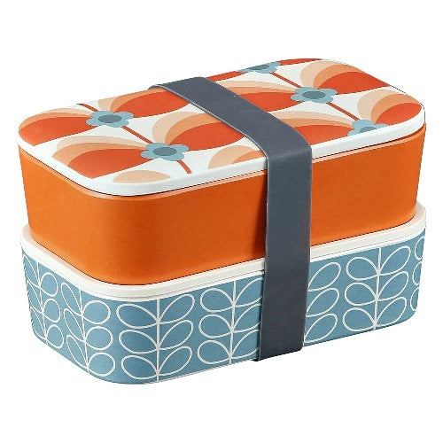 Bamboo 2 Tier Lunch Box - Butterfly Stem