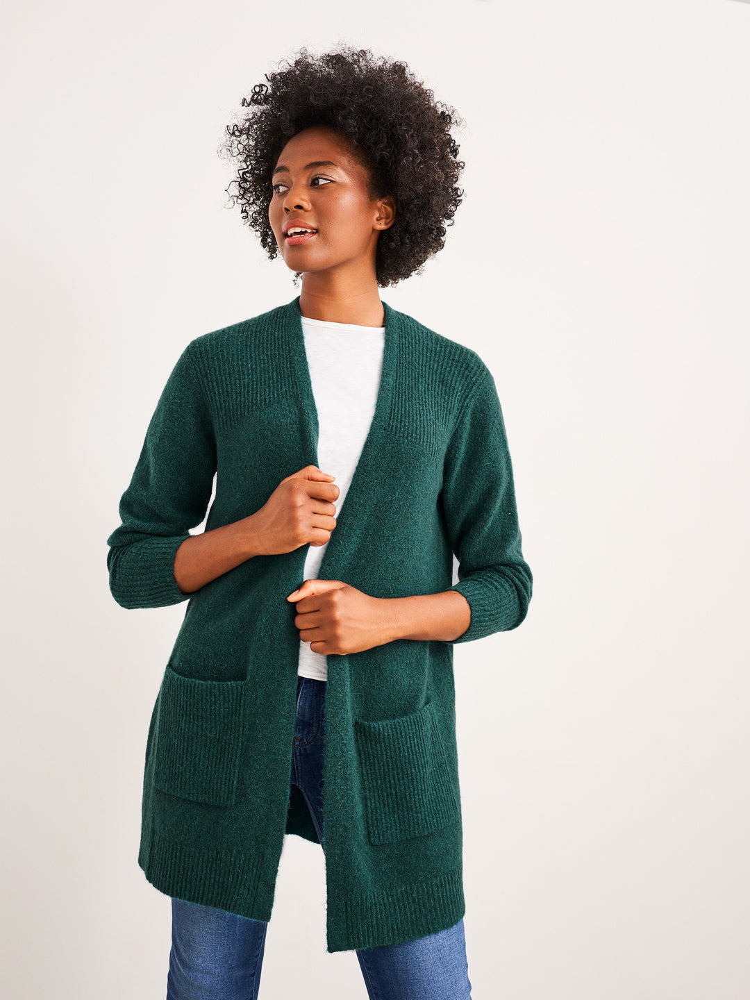 Cosy Rib Longline Cardigan