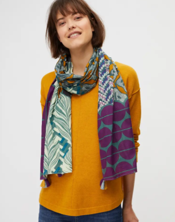 Paper Layers Patchwork Scarf
