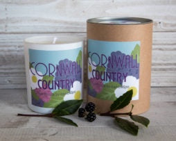 Large Country Candle by Kernow Spa