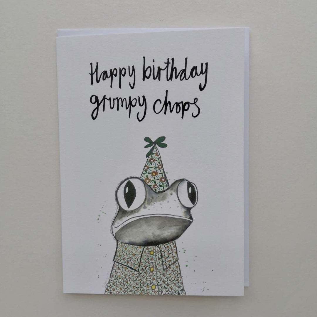 Quinton the Frog  Greetings Card