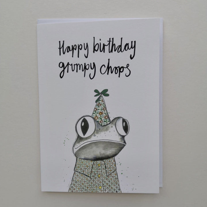 Quinton the Frog  Greetings Card