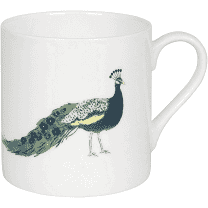 Peacocks Solo Bone China Mug