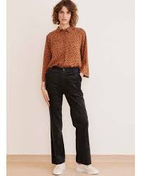 Misha Trousers in Dark Navy Long