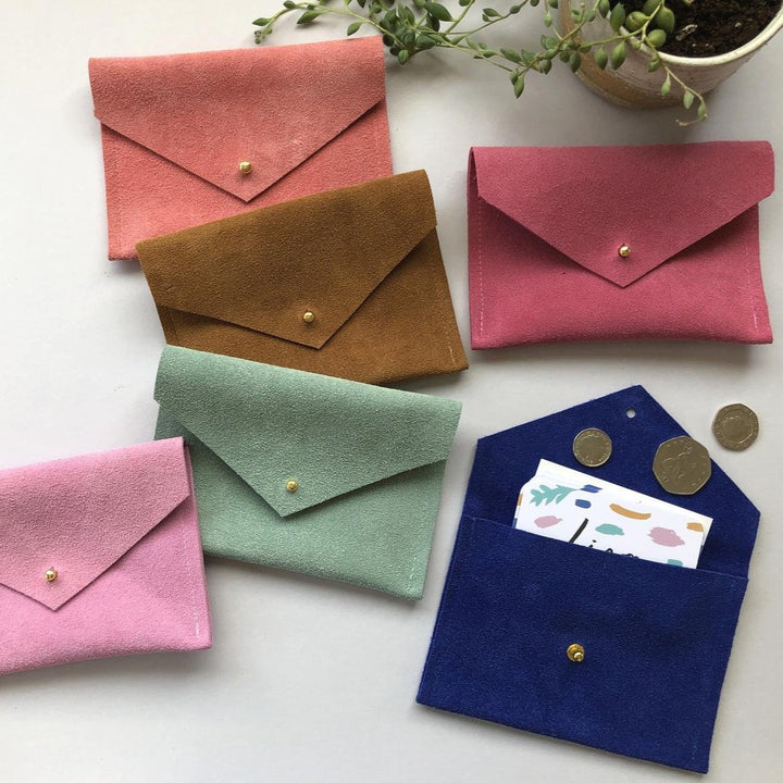 Handmade Suede Purse