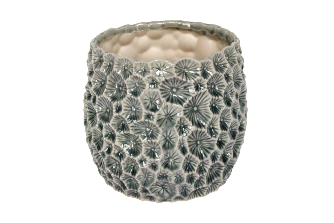 Ceramic Crater Pot / Planter