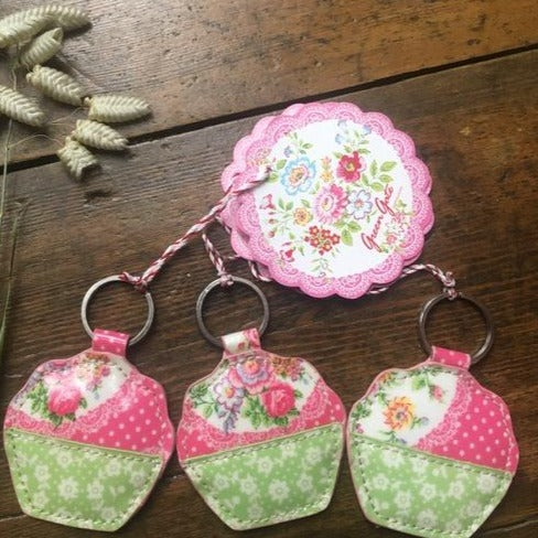 GreenGate Cupcake Fay Green Keyring