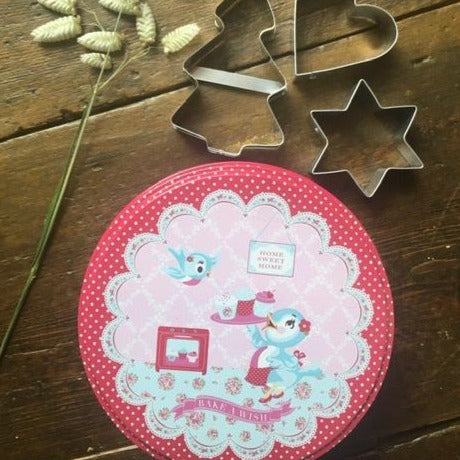 GreenGate Cookie Cutter Tin Set