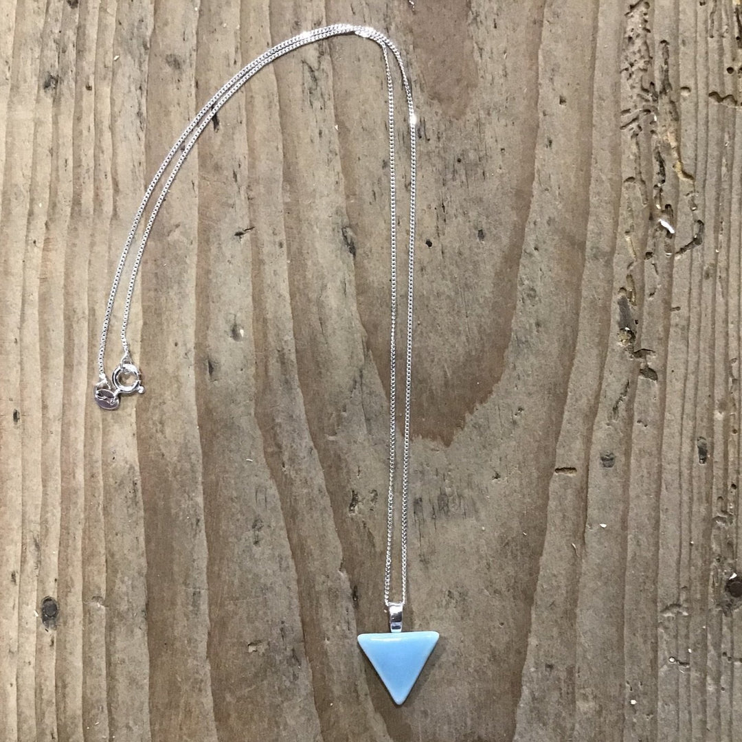 Ceramic Triangle Necklace