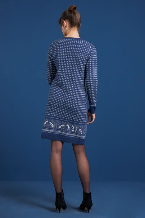 Songbird Knitted Blue Dress - Songbird