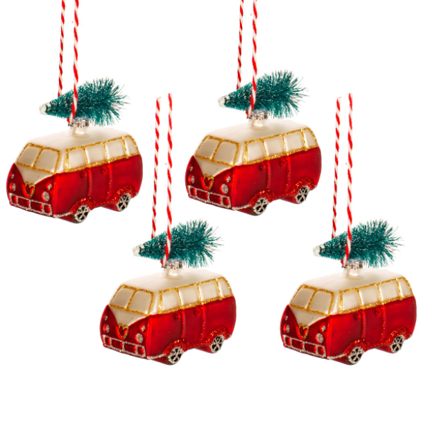 Mini Campervan Shaped Bauble