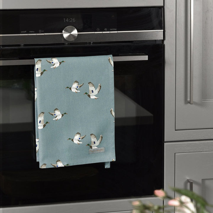 Flying Ducks Tea Towel