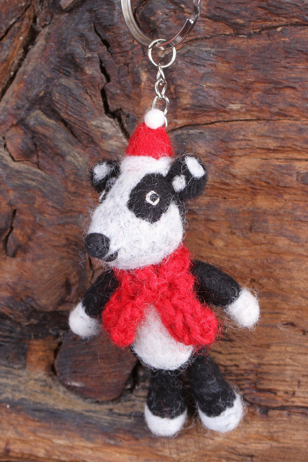 Basil The Badger Keyring